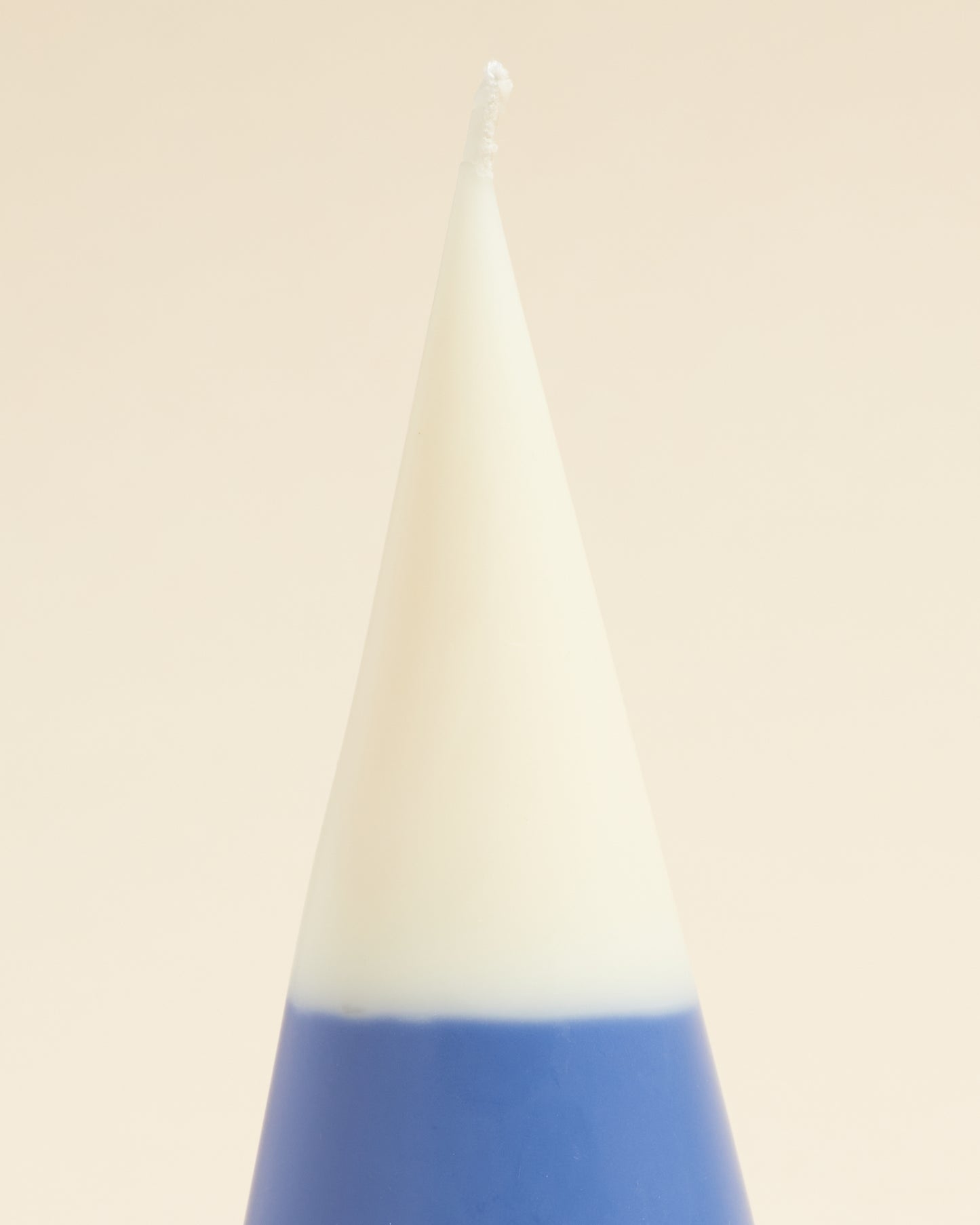 Large Cone Candle in Indigo