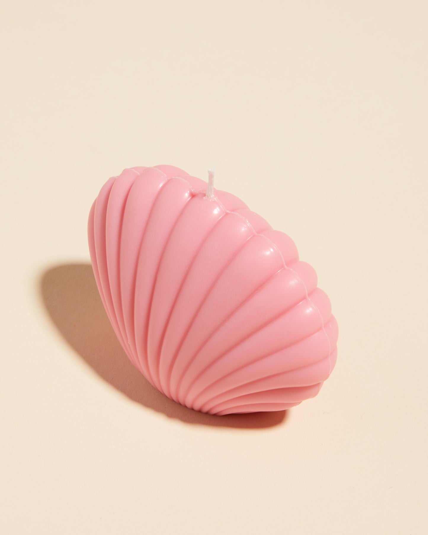Clam Shell Candle in Pink